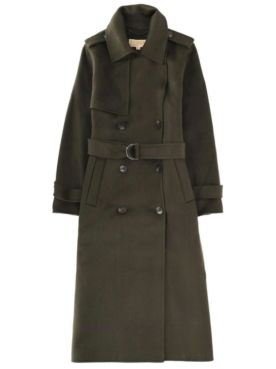 MICHAEL BY MICHAEL KORS Elegant Wool Blend Trench Coat for Women