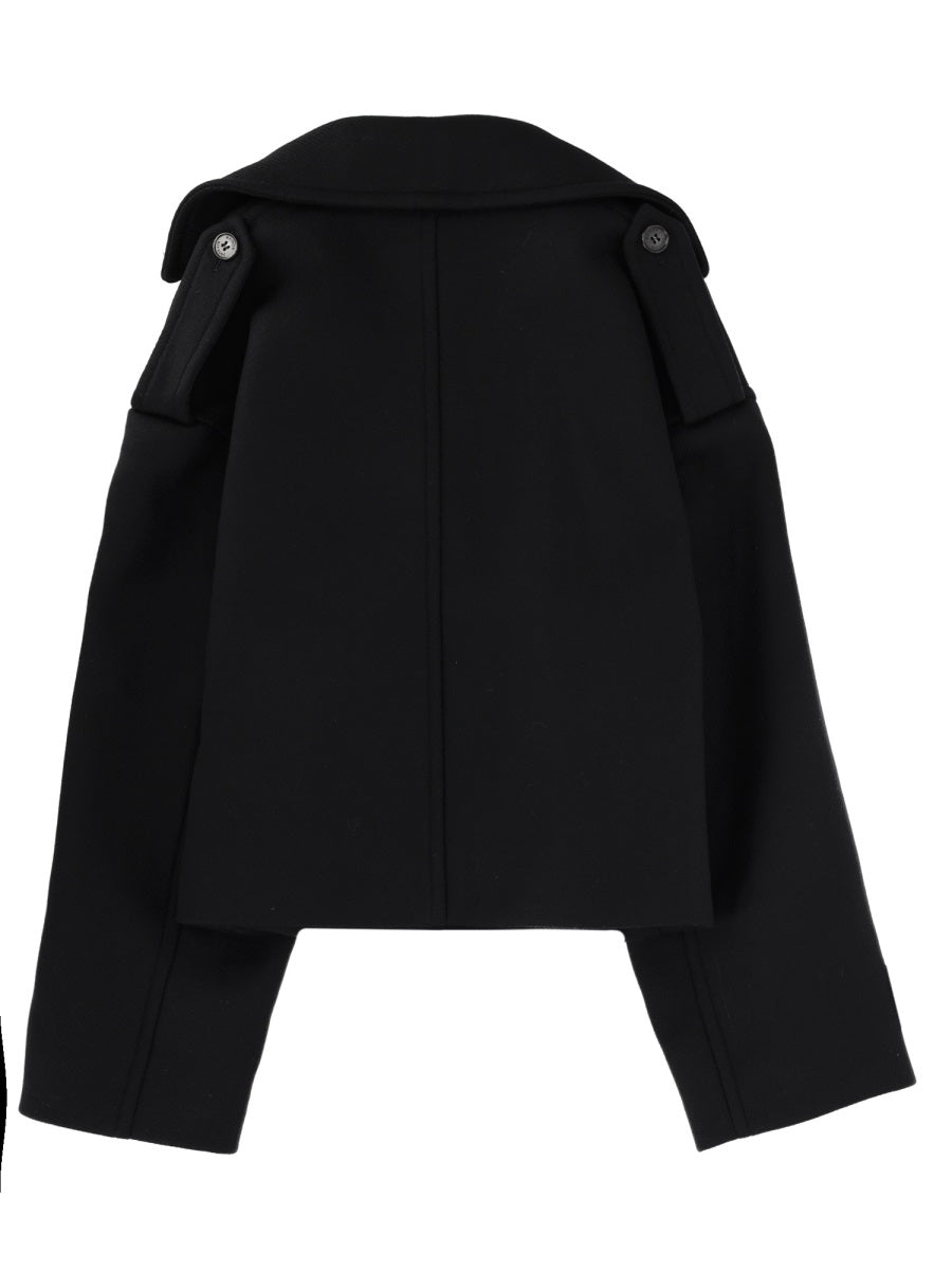 MAISON KITSUNÉ Wool Trench Coat for Women - FW25 Collection