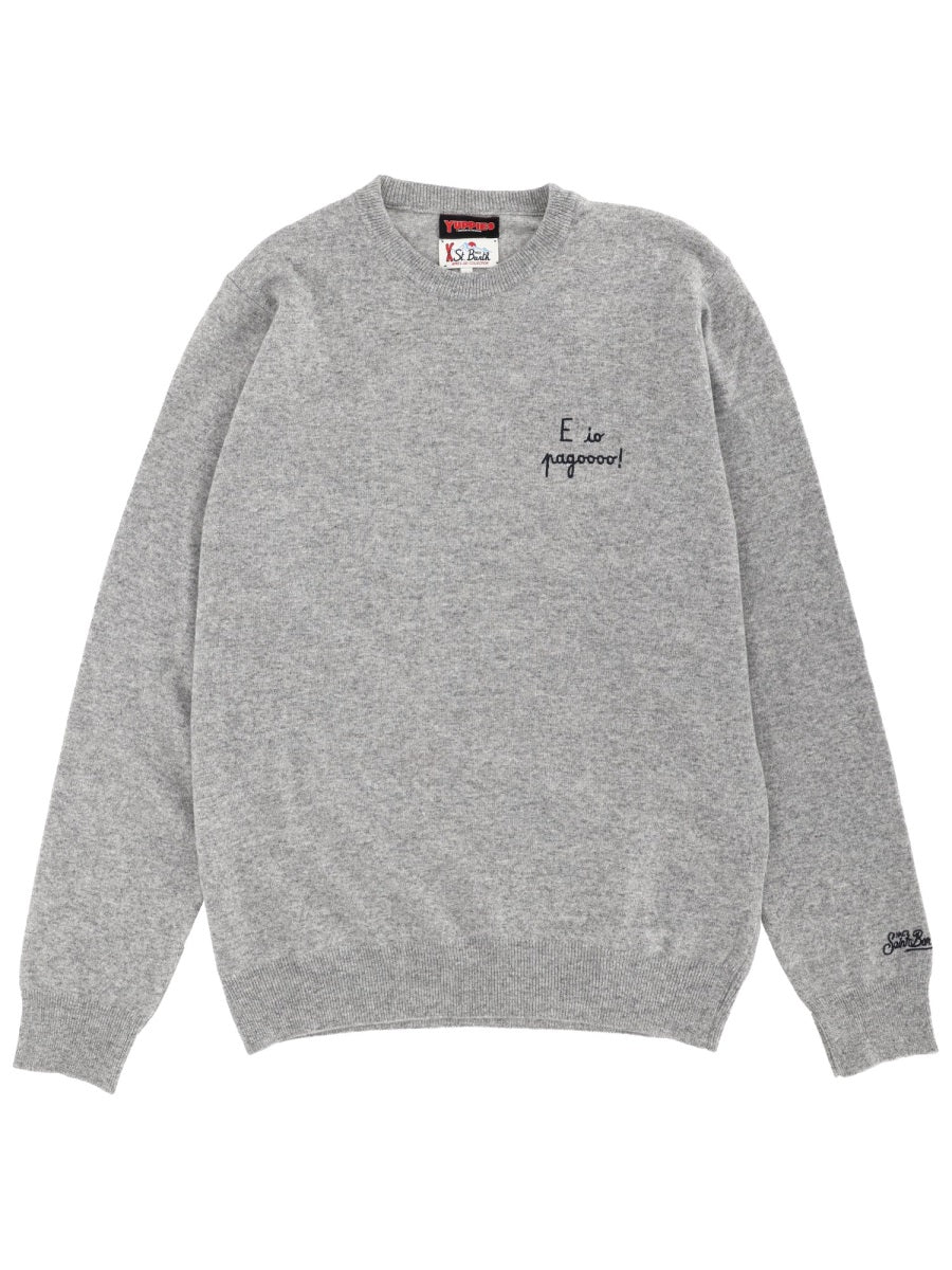 MC2 SAINT BARTH Mini Luxury Wool Sweatshirt for Men - FW25 Collection