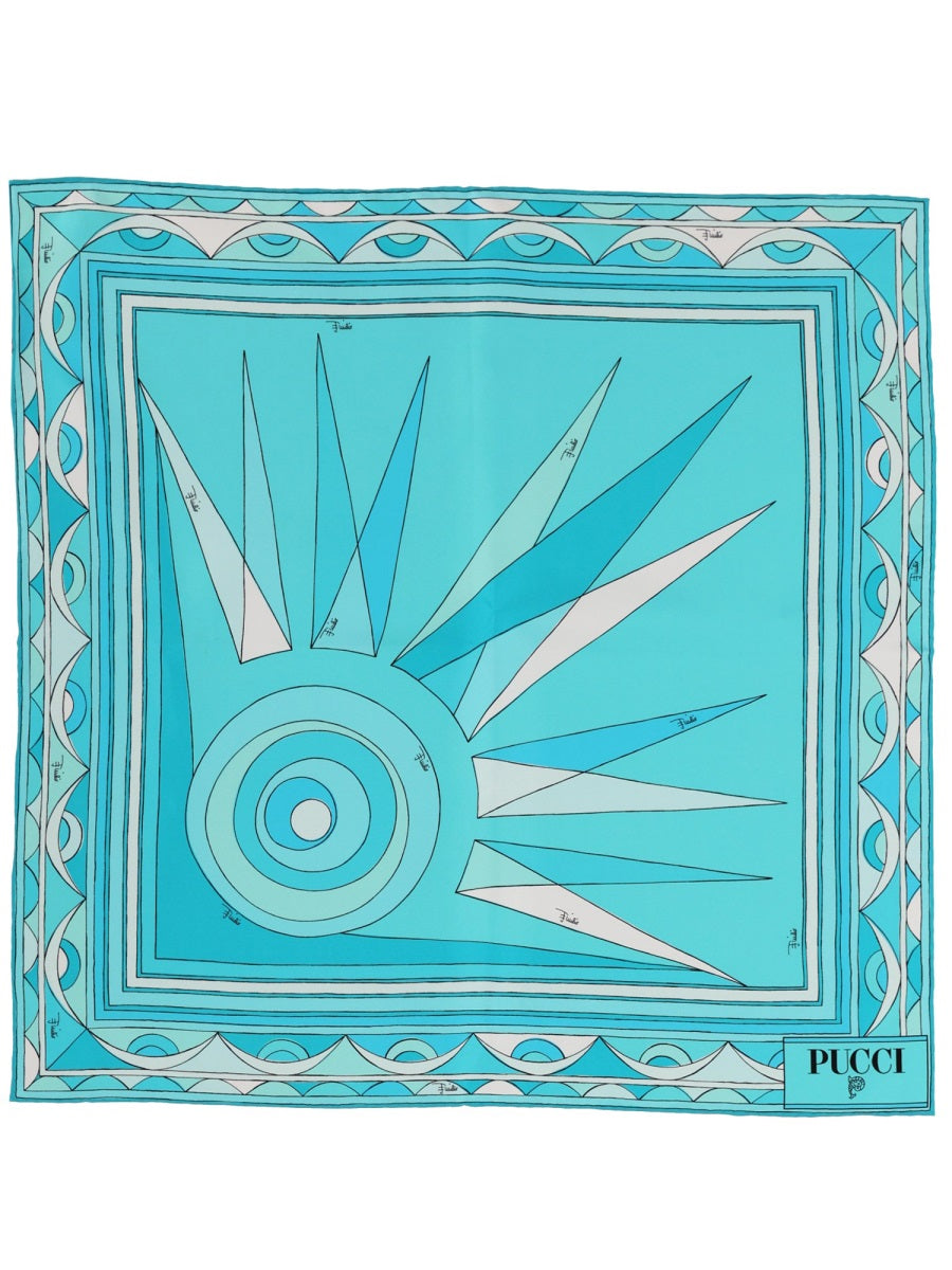 PUCCI Silk Foulard Scarf