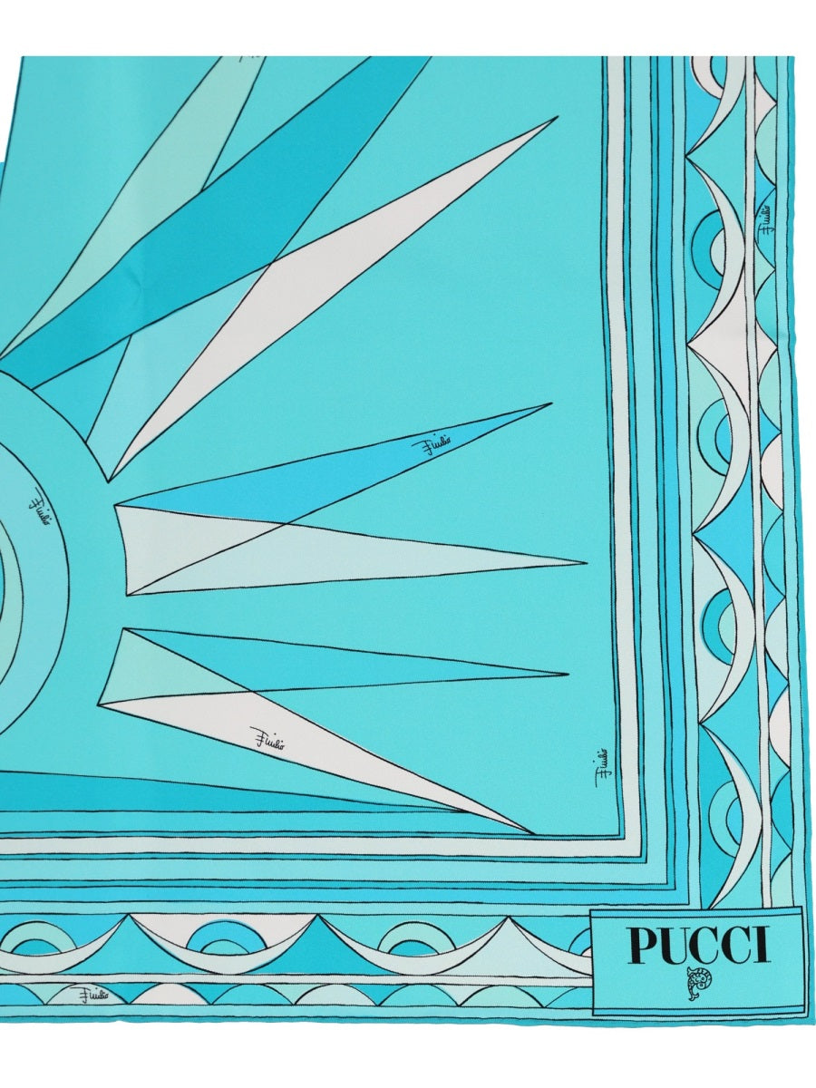 PUCCI Silk Foulard Scarf
