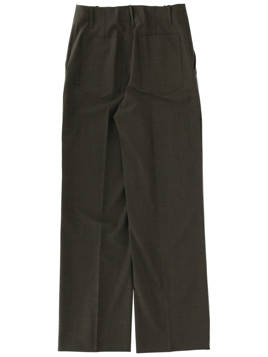 CIRCUS HOTEL Elegant Wool Blend Trousers for Women