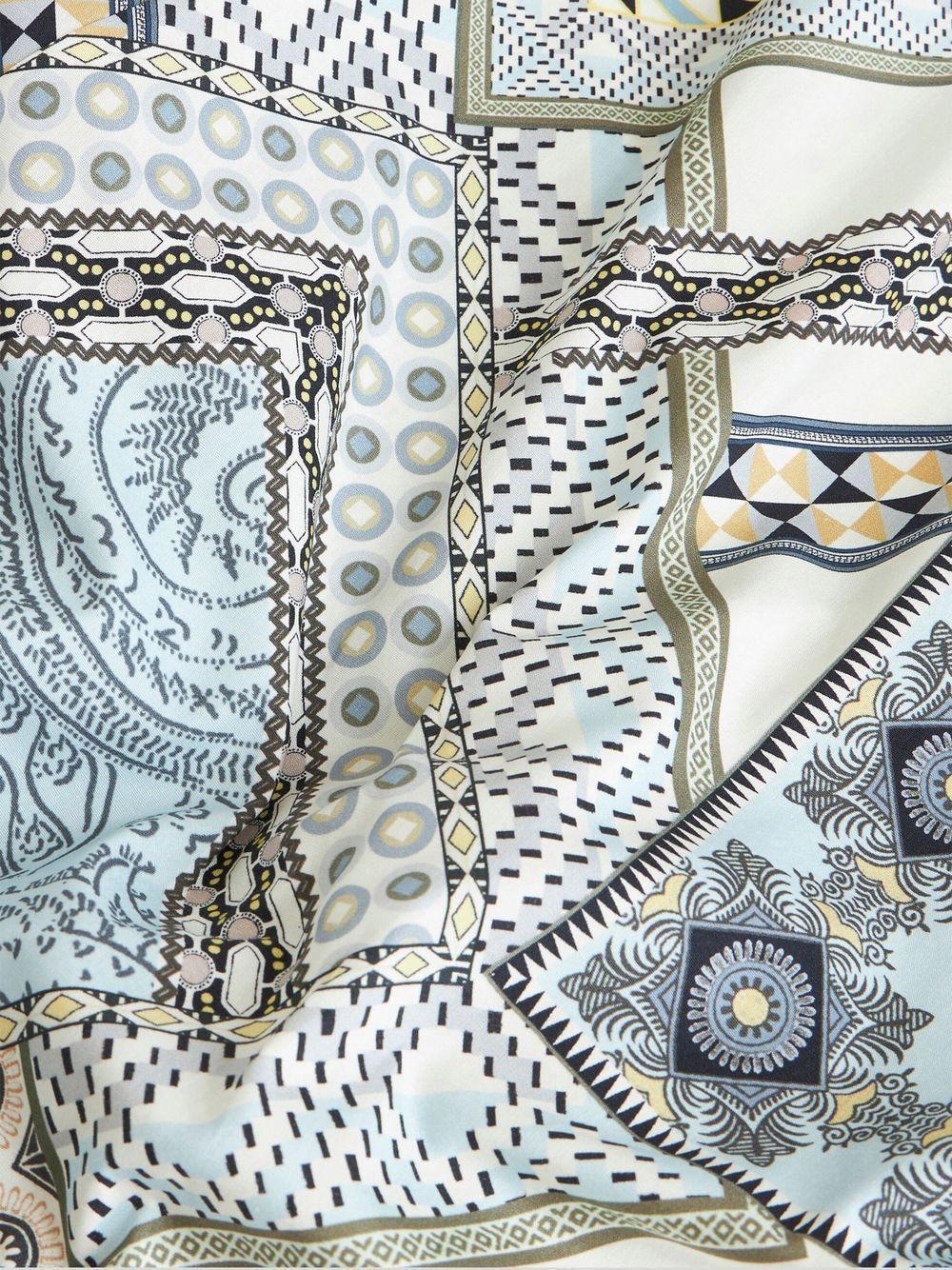 ETRO Geometric Print Cotton Mini Skirt