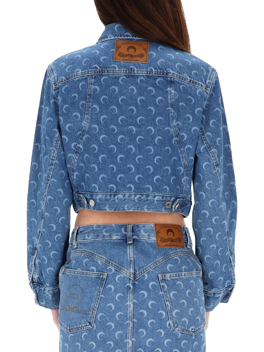 MARINE SERRE Women's Cotton Sports Jacket - FW25 Collection