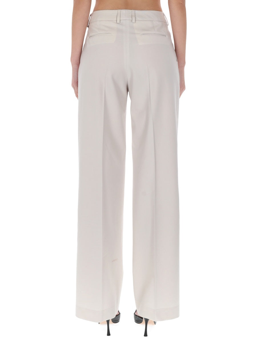 PT TORINO Women's Elegant Wool Blend Trousers - Size 0