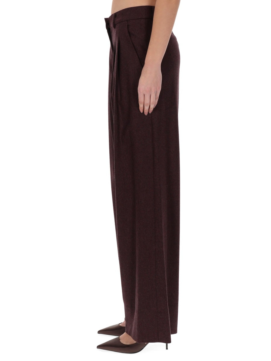 PT TORINO Stylish Virgin Wool Blend Trousers for Women
