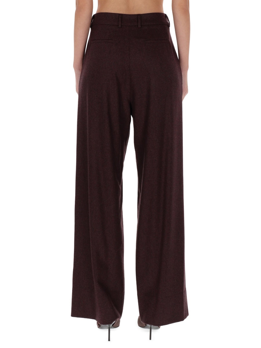 PT TORINO Stylish Virgin Wool Blend Trousers for Women