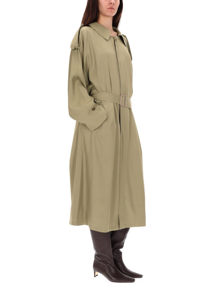 MM6 MAISON MARGIELA Chic Women's Draped Trench Coat