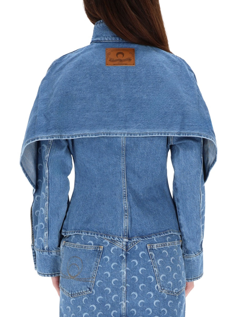 MARINE SERRE Cotton Sports Jacket for Women - FW25 Collection