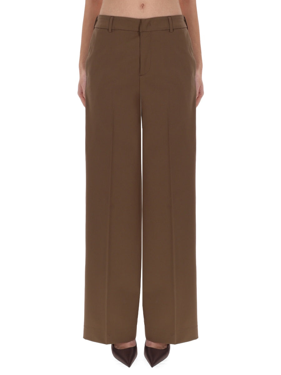 PT TORINO Elegant Virgin Wool Trousers for Women