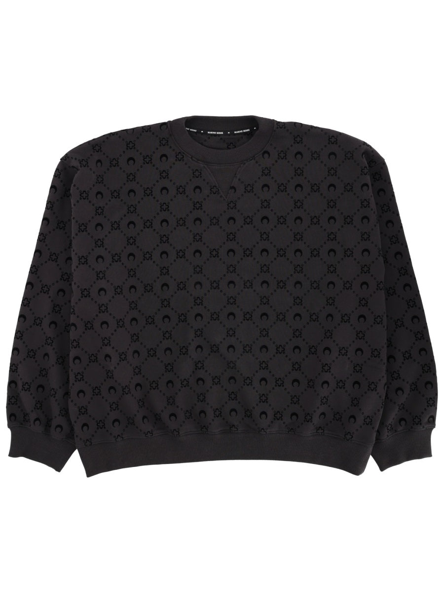MARINE SERRE Cotton Sweatshirt for Men - FW25 Collection