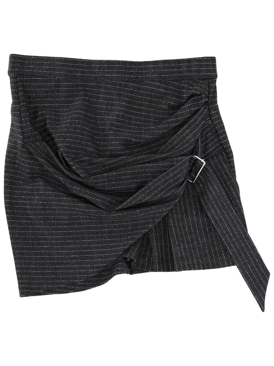 ISABEL MARANT Virgin Wool Mini Skirt