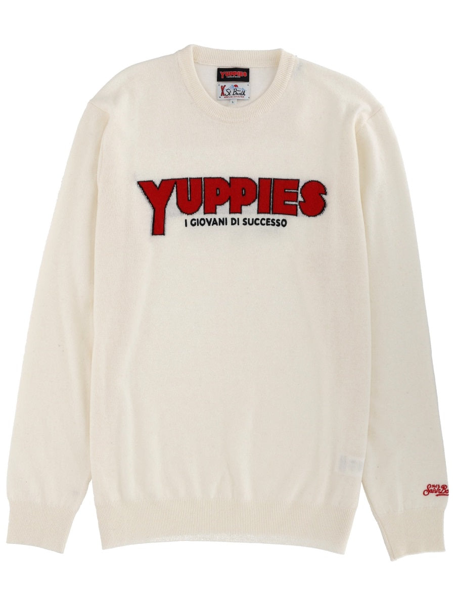 MC2 SAINT BARTH Luxury Cashmere-Wool Blend Sweatshirt for Men