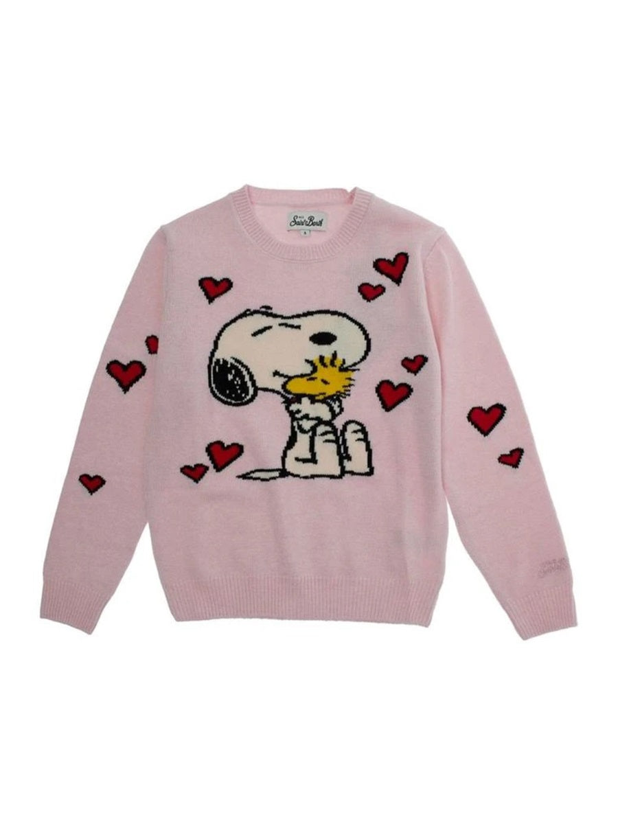 MC2 SAINT BARTH Mini Peanuts Love Sweater for Kids
