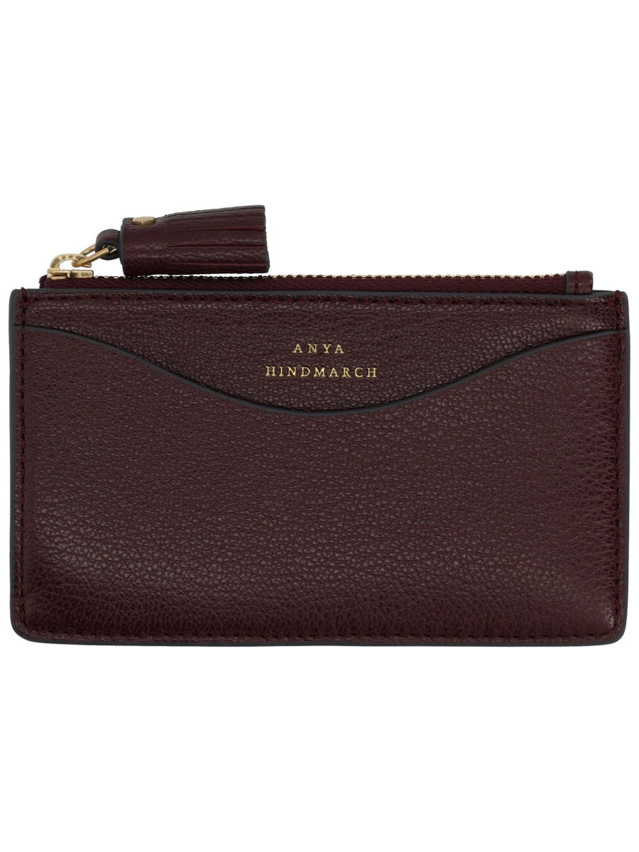 ANYA HINDMARCH Chic Claret Mini Wallet for Women