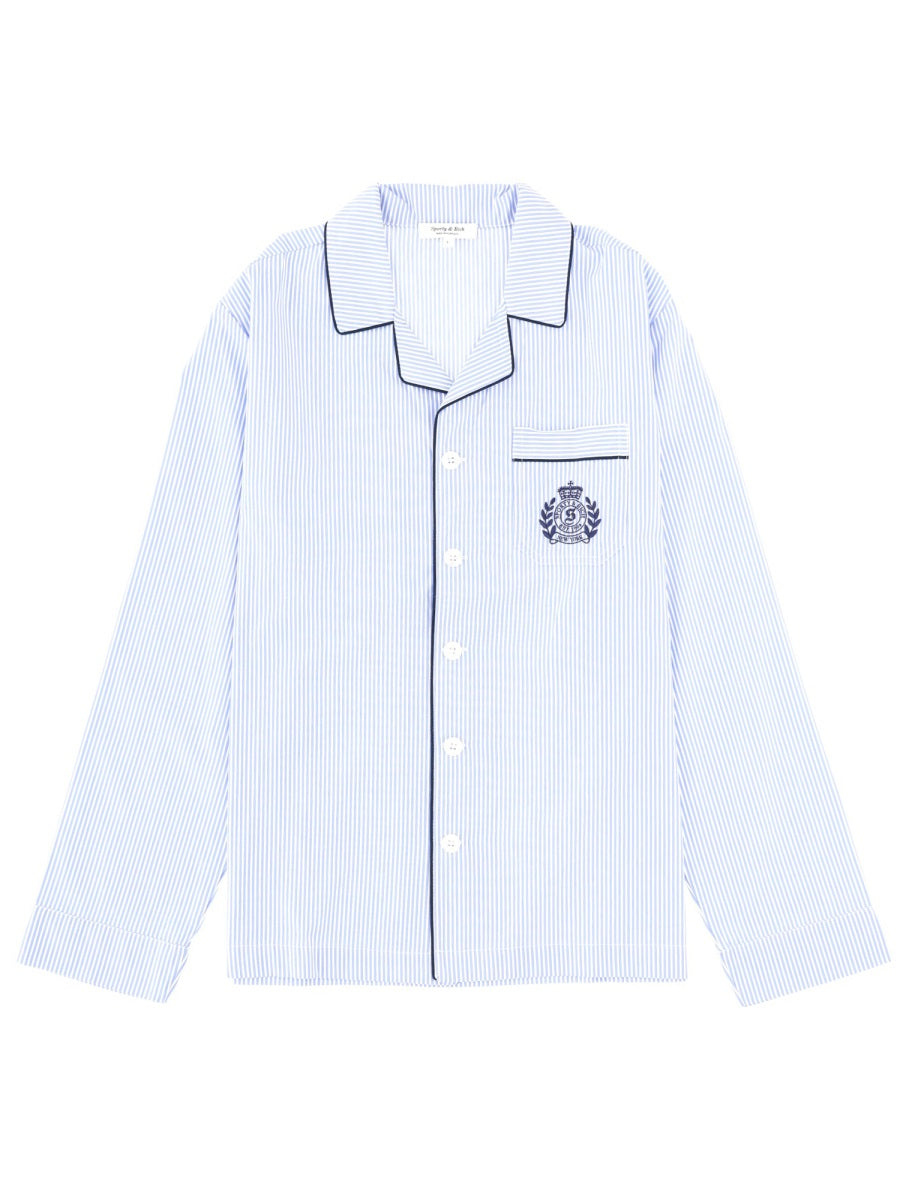 SPORTY&RICH Sporty & Rich Unisex Classic Stripe Shirt