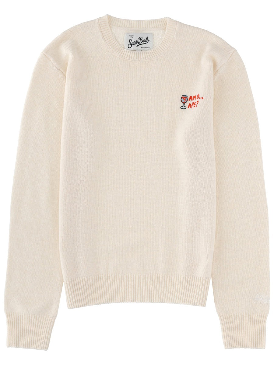 MC2 SAINT BARTH Women's Cozy Wool-Blend Sweatshirt