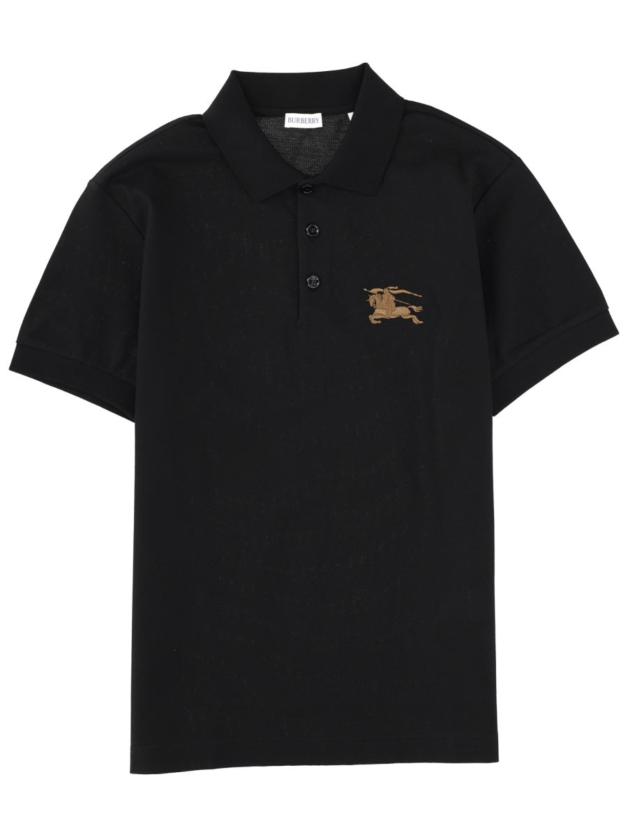 BURBERRY Classic Cotton Polo Shirt for Men - SS26