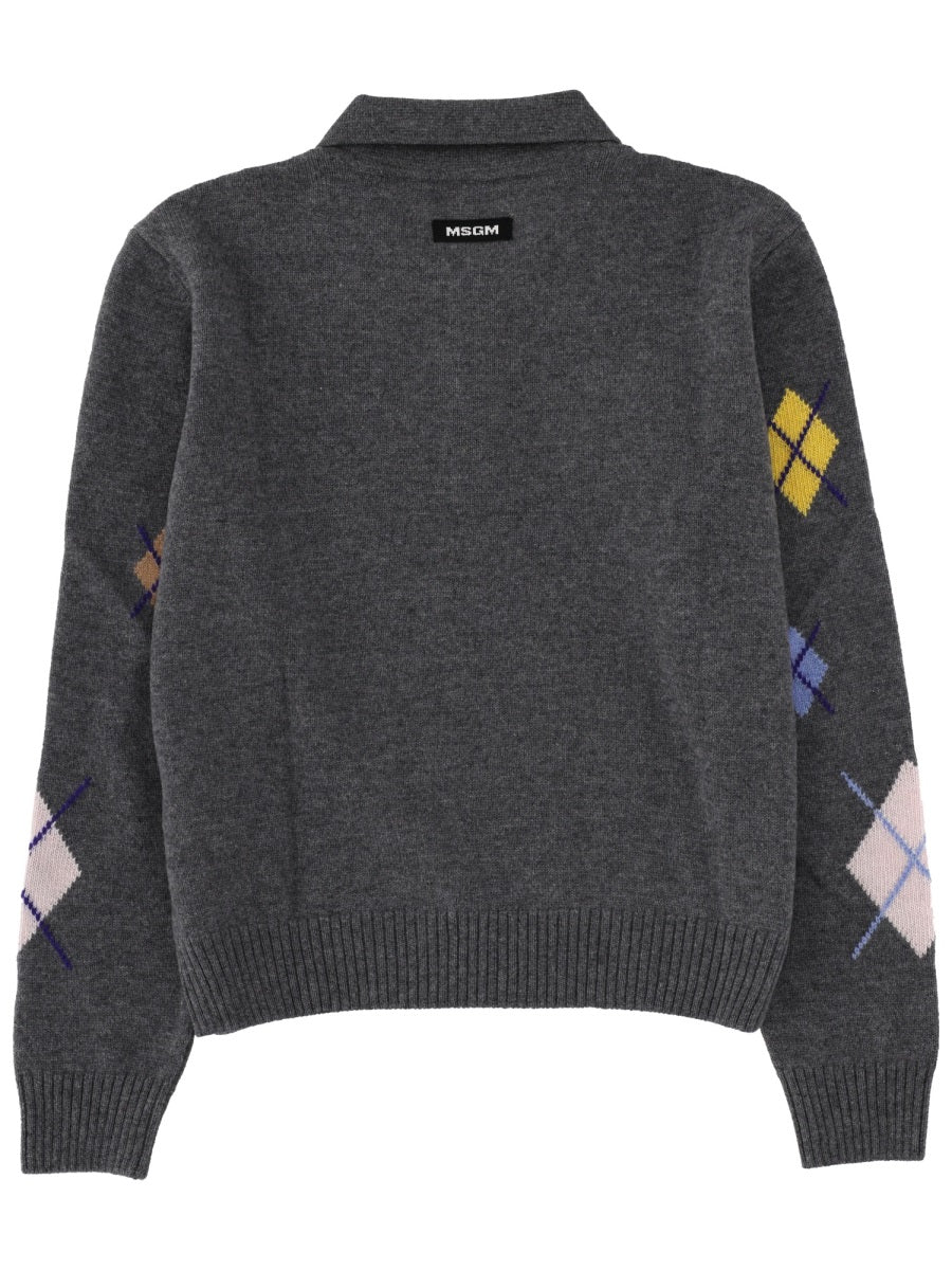MSGM Sleek Women's Wool Blend Sweater