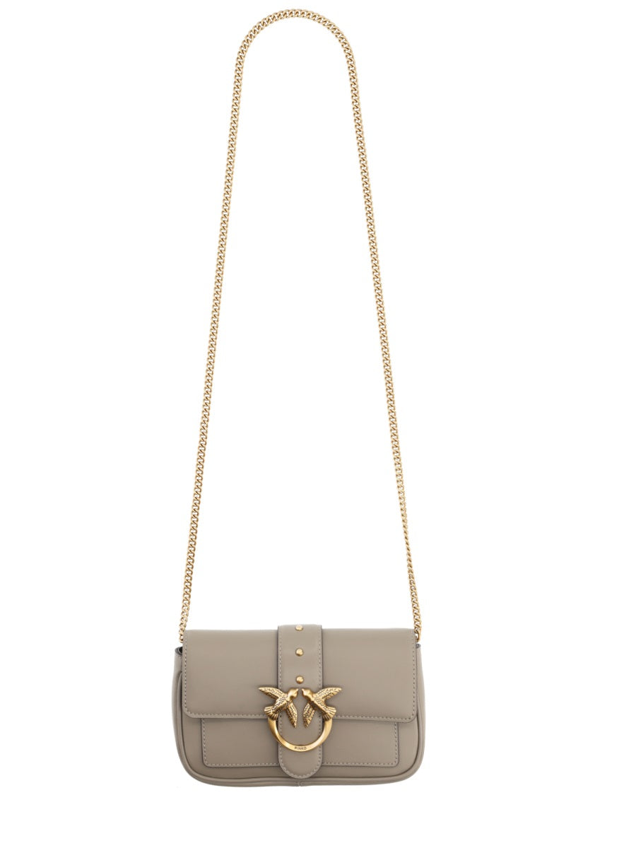 PINKO Mini Pocket Love Shoulder Bag - 12 cm x 20 cm x 4 cm