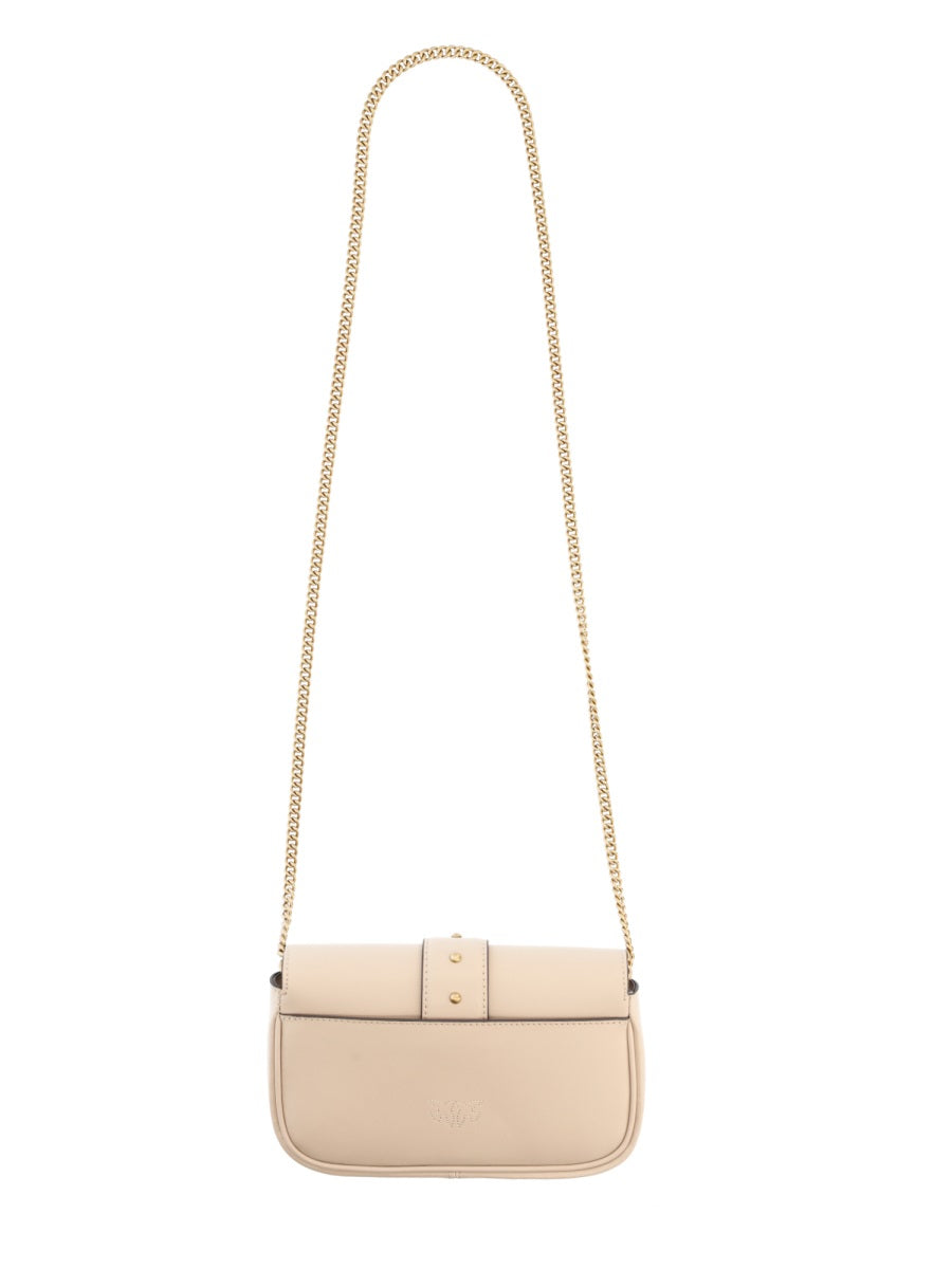 PINKO Mini Leather Shoulder Bag