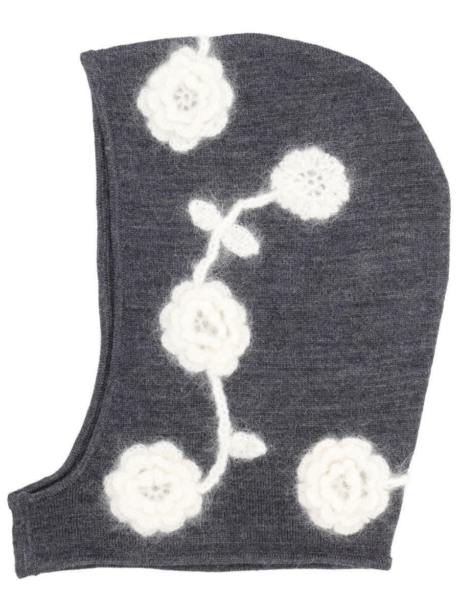 GANNI Cozy Wool and Mohair Blend Hat