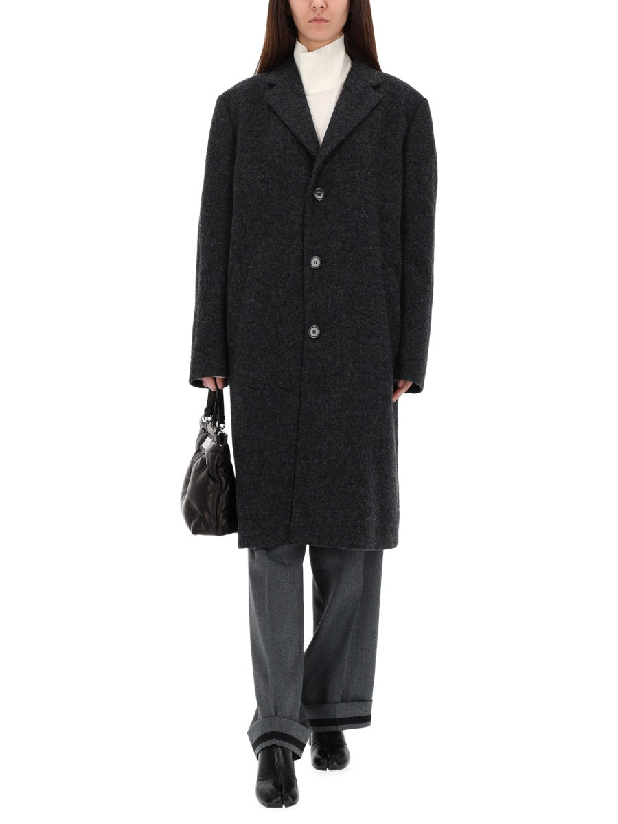 MAISON MARGIELA Elegant Wool-Blend Trousers for Women - FW25