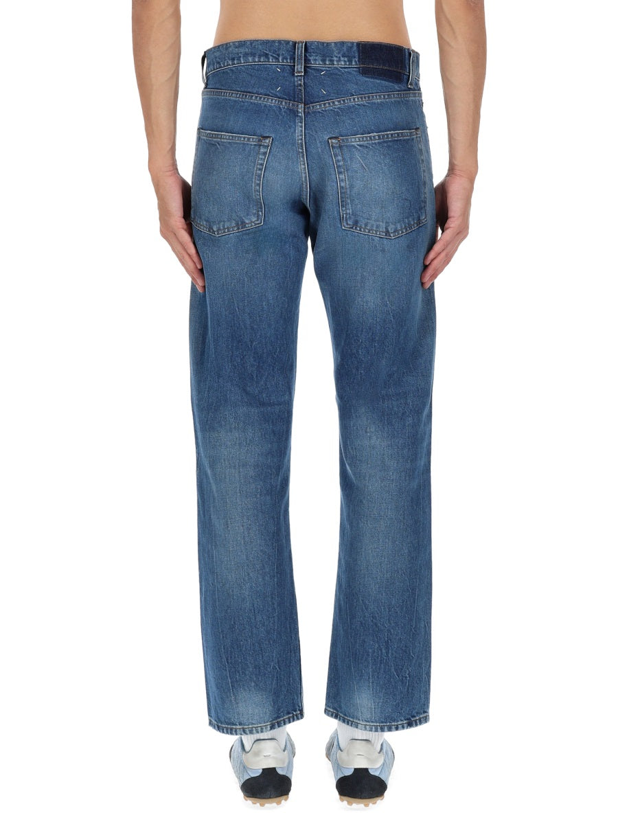 MAISON MARGIELA Classic Cotton Denim Jeans for Men - FW25