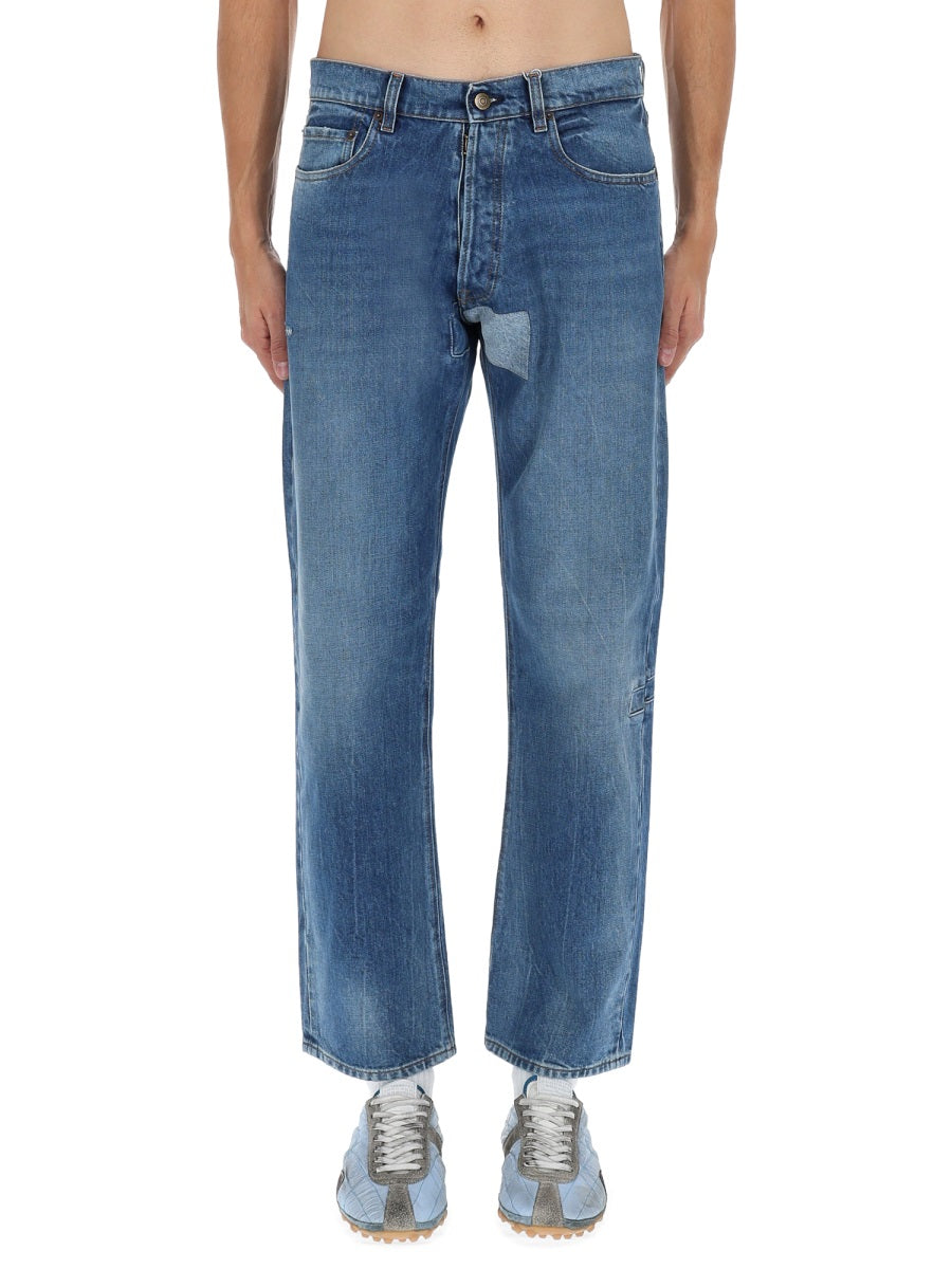MAISON MARGIELA Classic Cotton Denim Jeans for Men - FW25