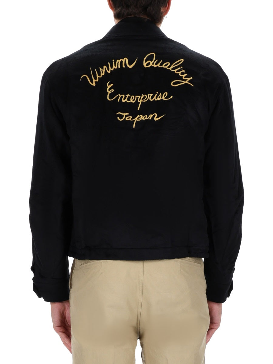 VISVIM Luxury 100% Silk Woven Sports Jacket for Men