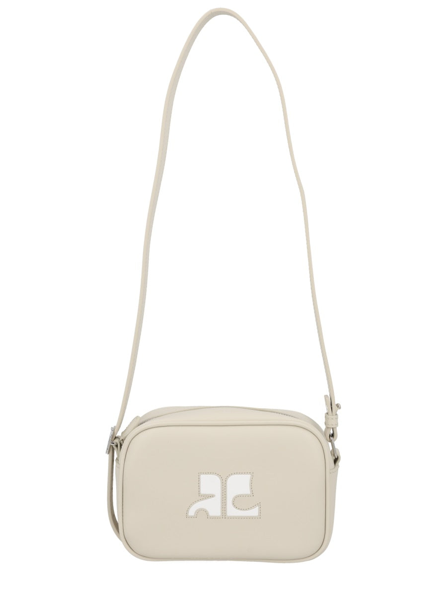 COURREGES Elegant Mini Leather Shoulder Bag