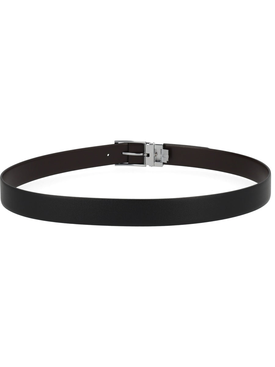 BOSS Men's 100% Leather Belt