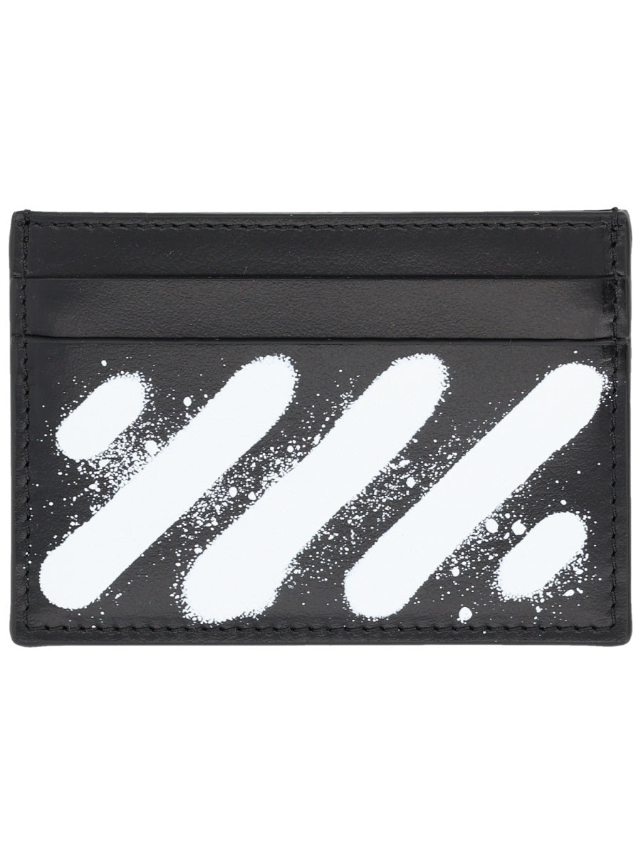 OFF-WHITE Men's Leather Bi-Fold Wallet - FW25