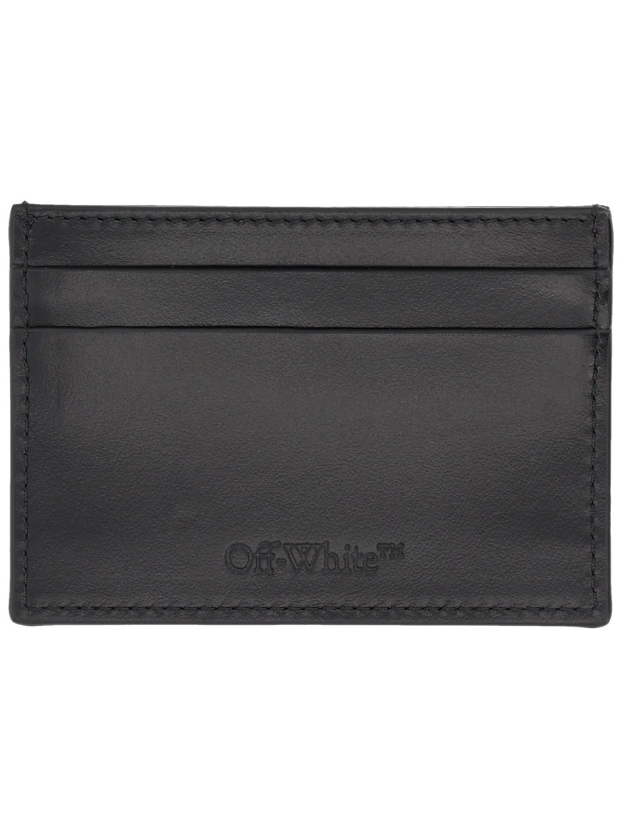OFF-WHITE Men's Leather Bi-Fold Wallet - FW25