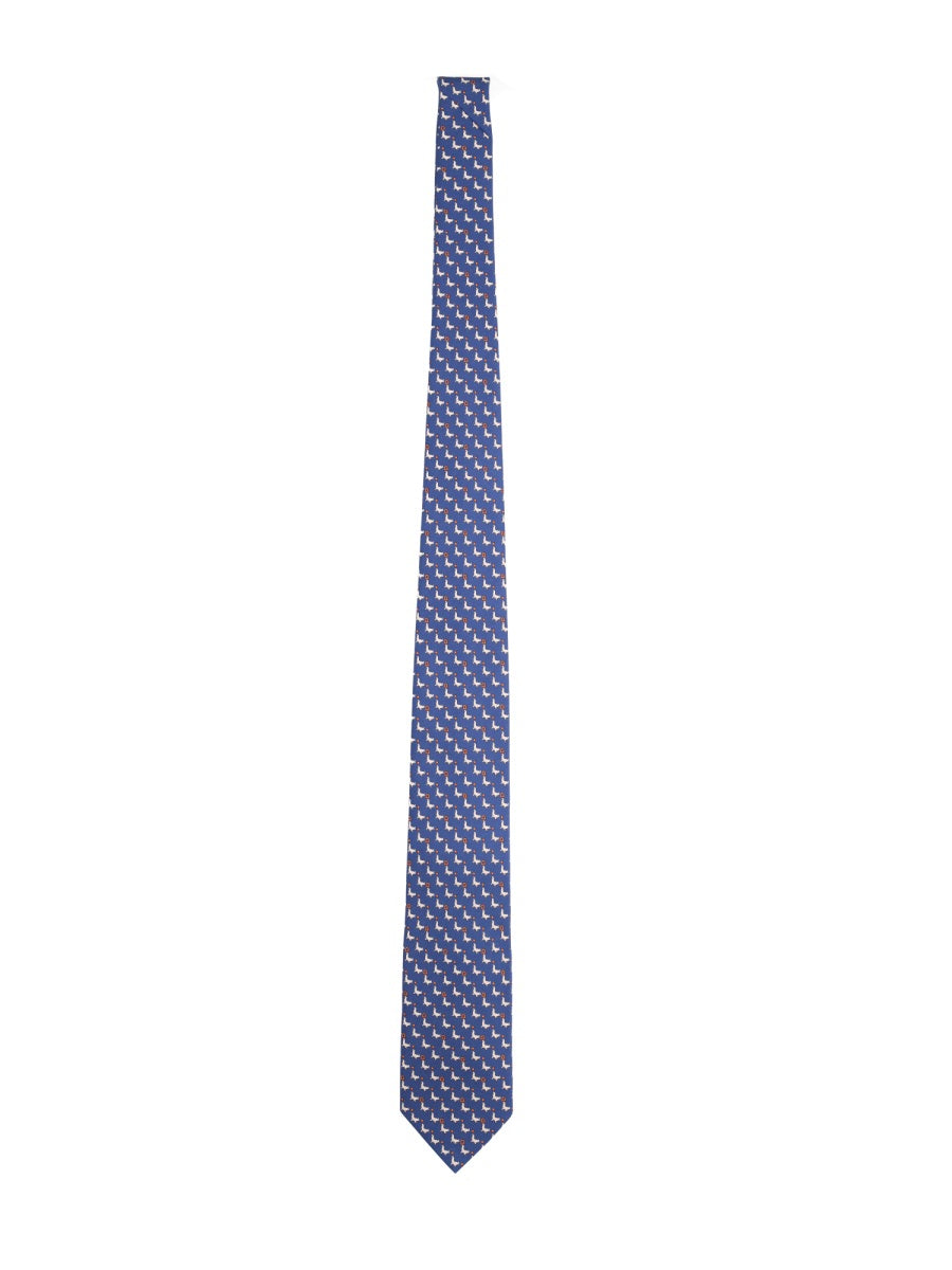 Ferragamo Silk Tie for Men - Fall/Winter 2025 Collection