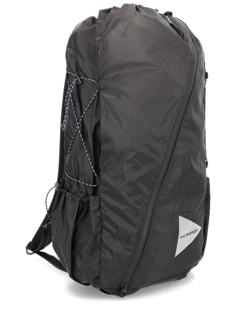 AND WANDER Men's Mini Nylon Backpack for FW25