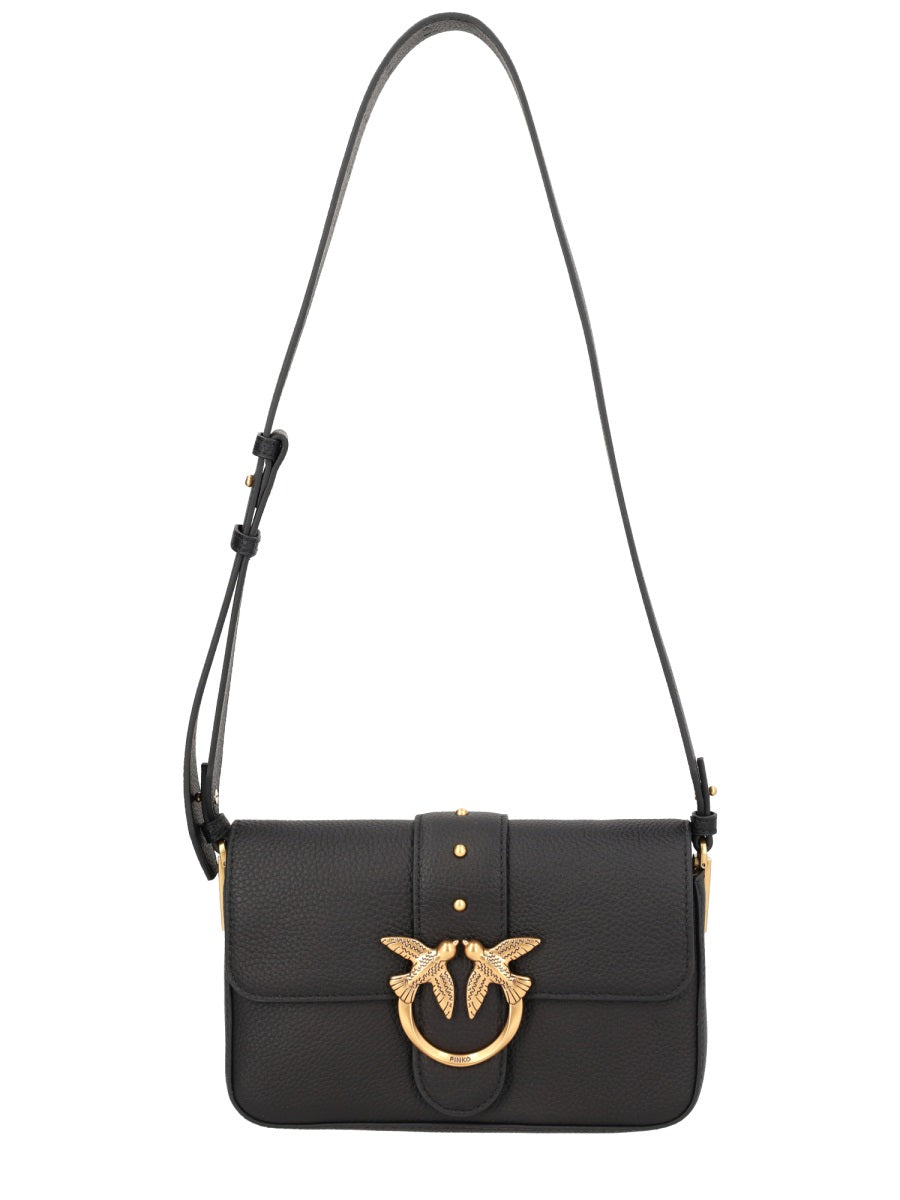 PINKO Chic Mini Shoulder Bag - 100% Leather