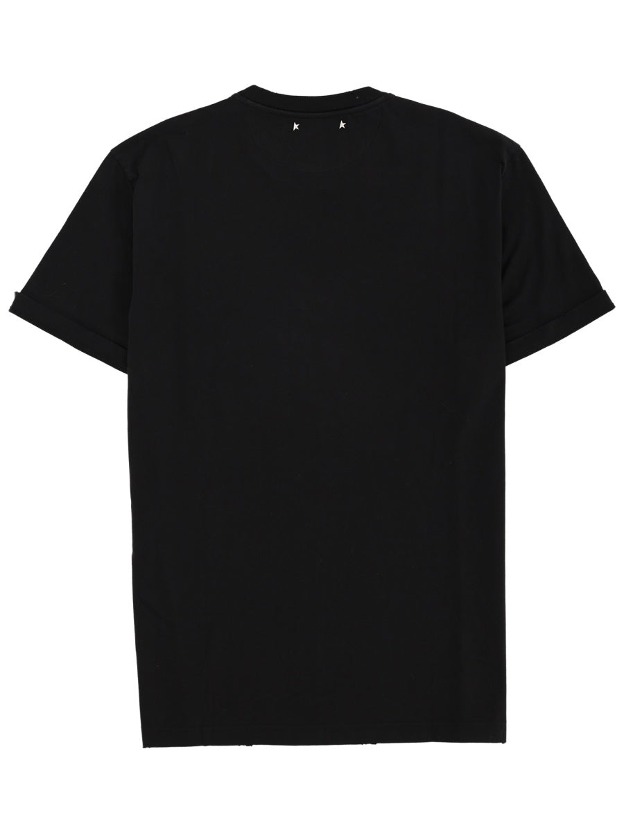 GOLDEN GOOSE Mini Cotton T-Shirt for Men
