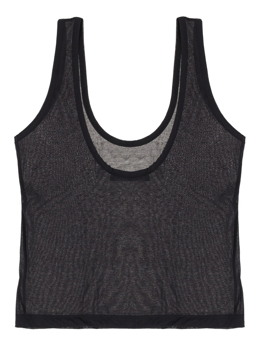 OUR LEGACY Legacy Black Stocking Jersey Top - Women’s SS26