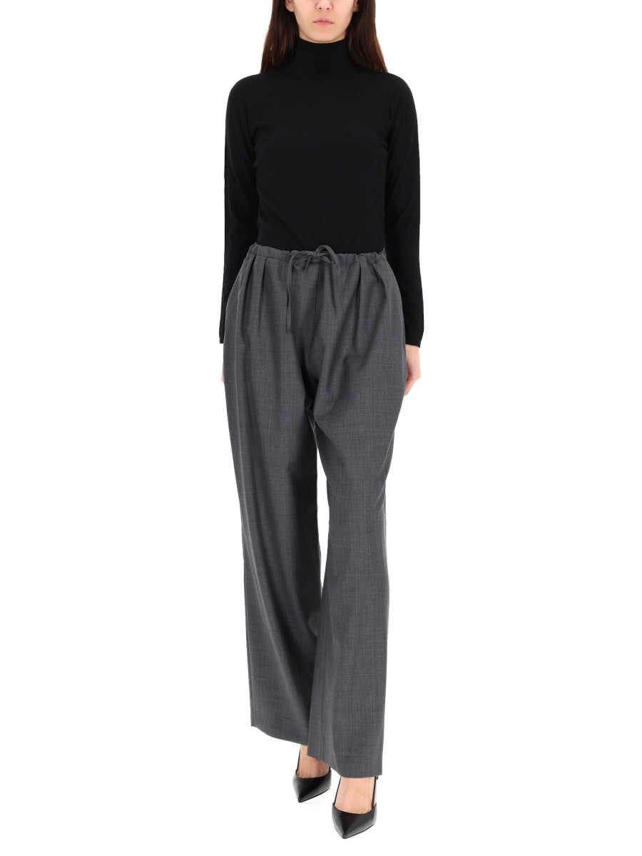 LOULOU DE SAISON Chic Wool Trousers for Women - FW25