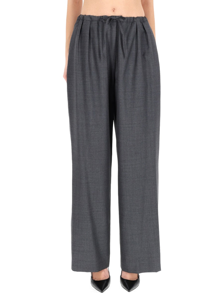 LOULOU DE SAISON Chic Wool Trousers for Women - FW25