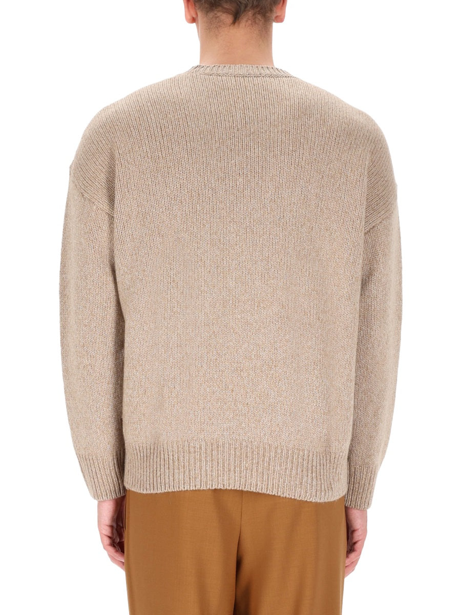BOSS CAMEL Luxurious Cashmere Blend Sweatshirt