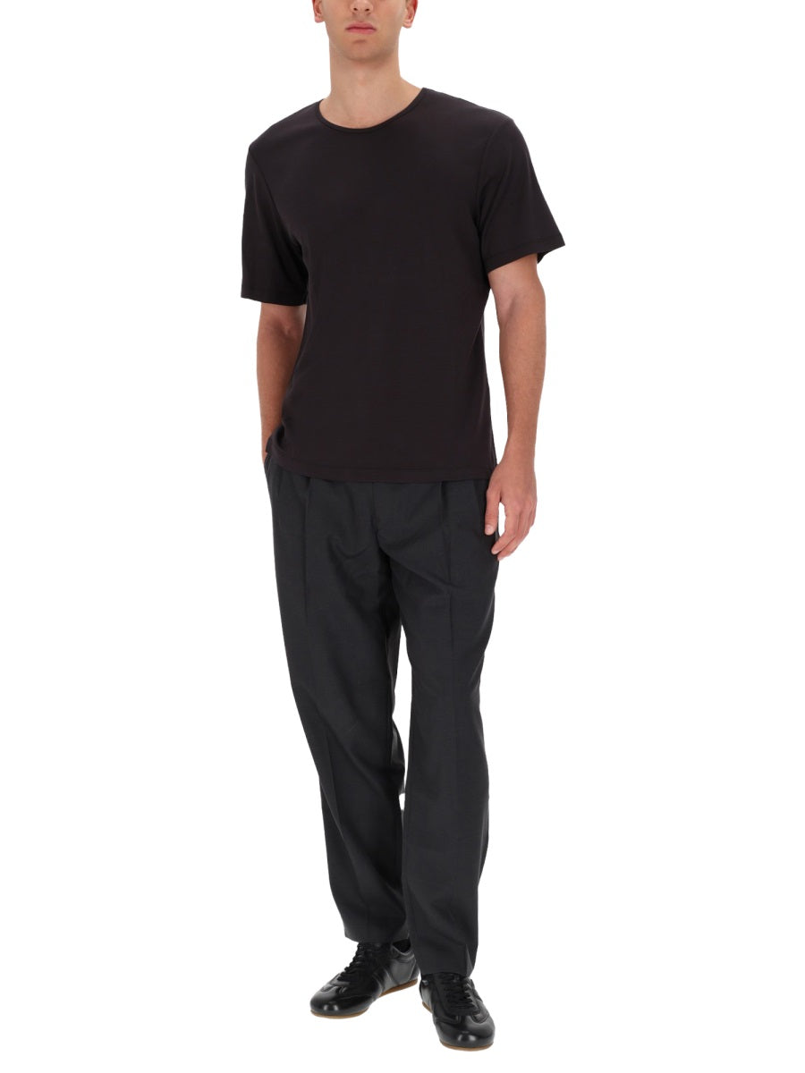 LEMAIRE Charcoal Mini T-Shirt for Men - FW25