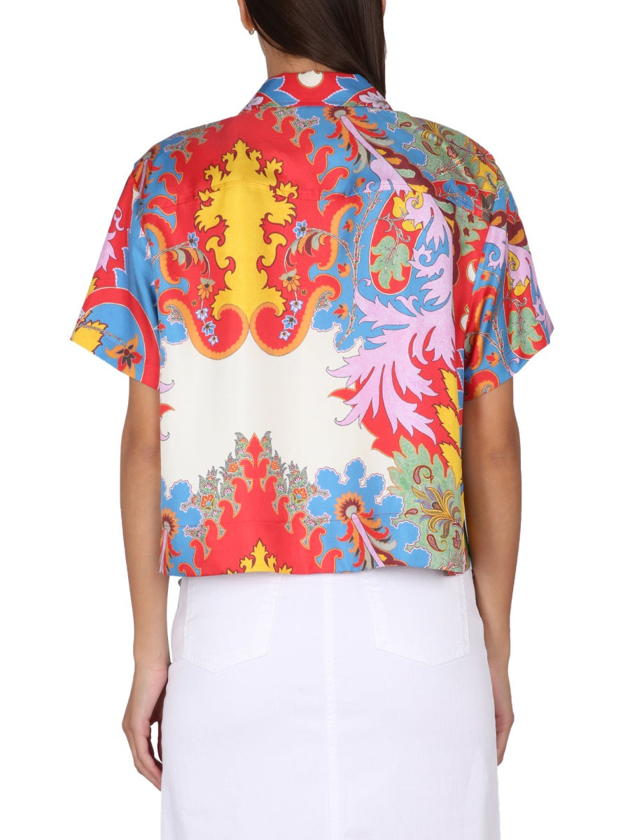 ETRO Silk Button-Up Shirt for Women - SS23 Collection