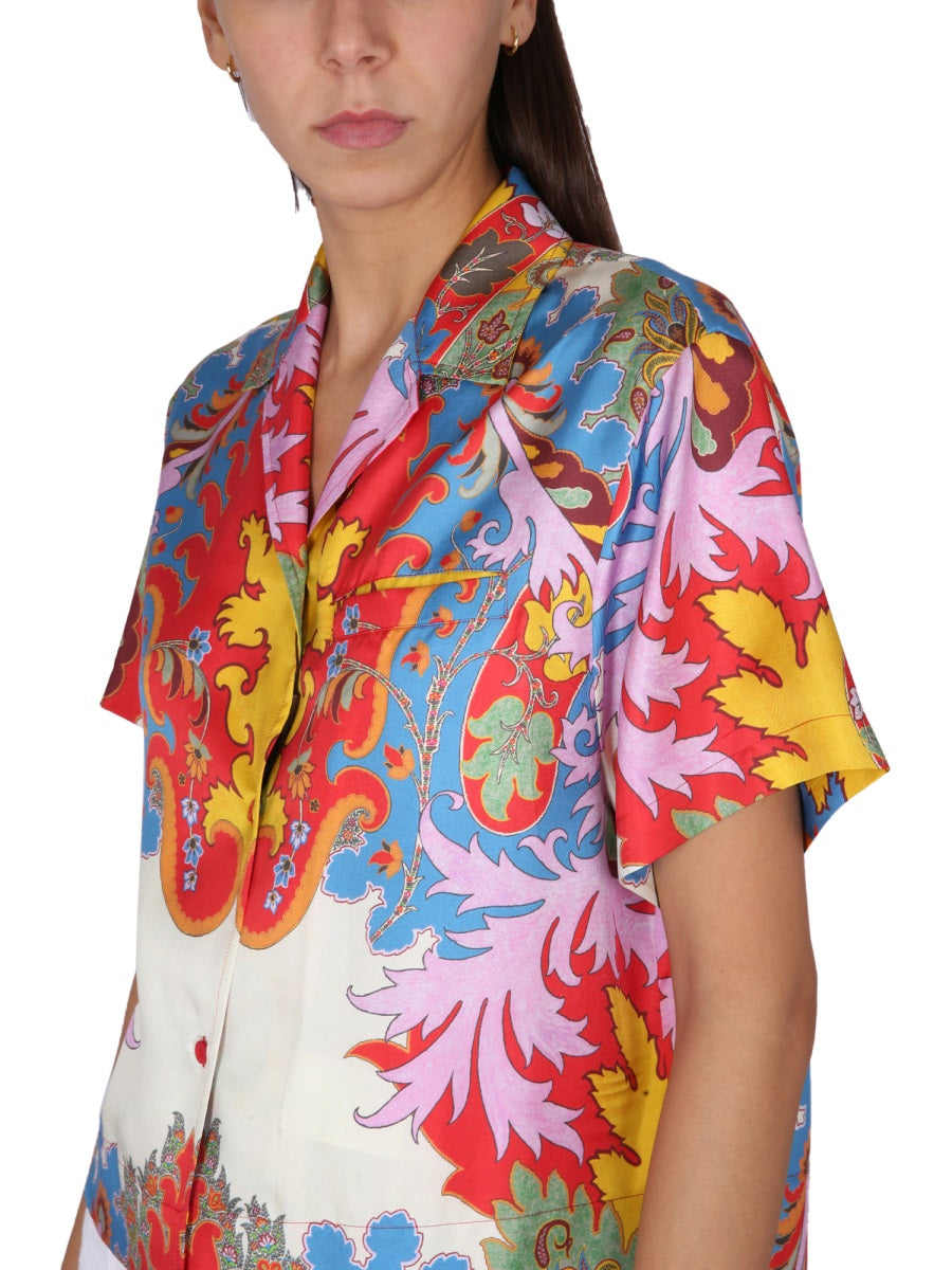 ETRO Silk Button-Up Shirt for Women - SS23 Collection
