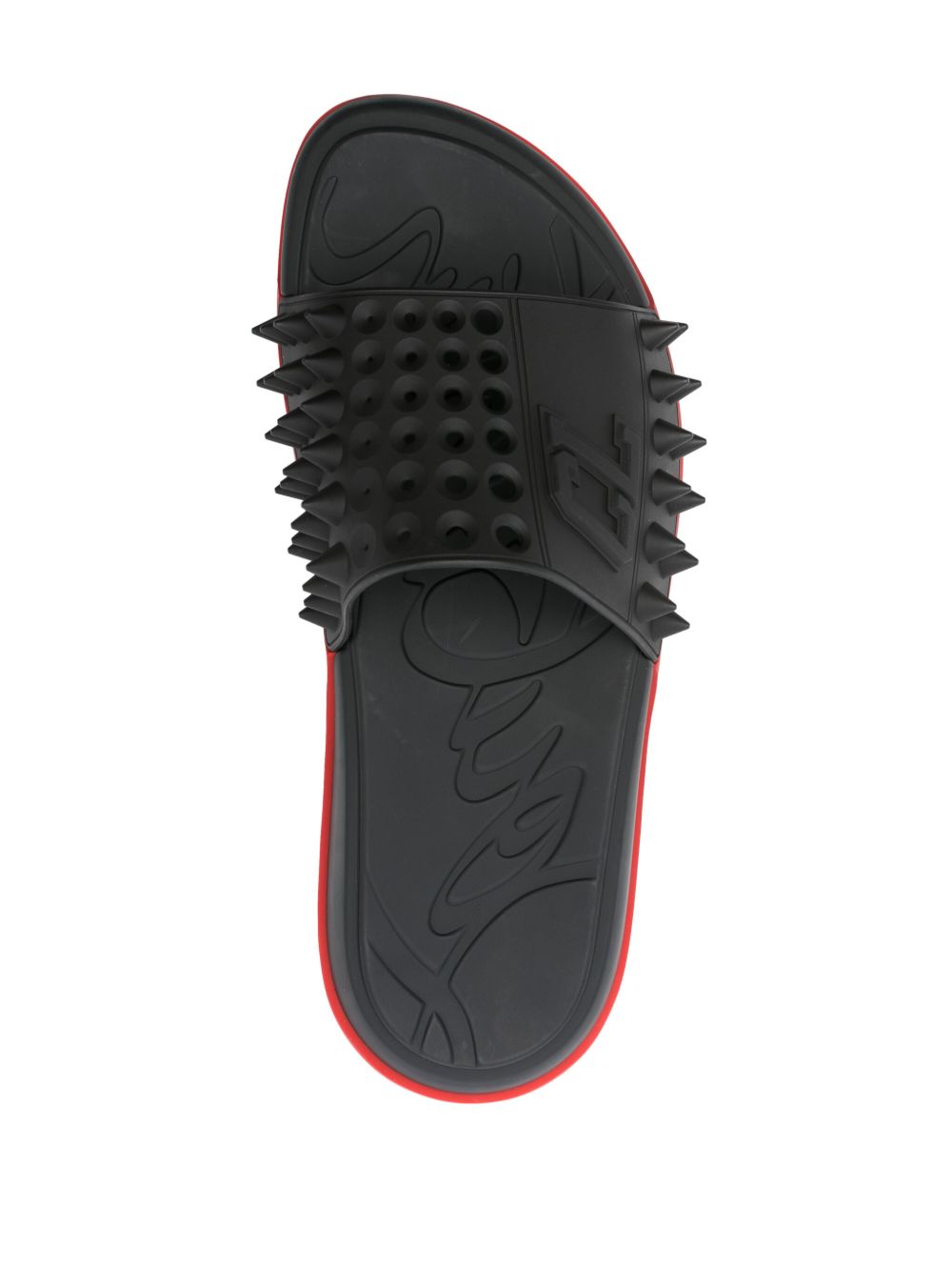 CHRISTIAN LOUBOUTIN Men's Slip-On Spiked Sandals