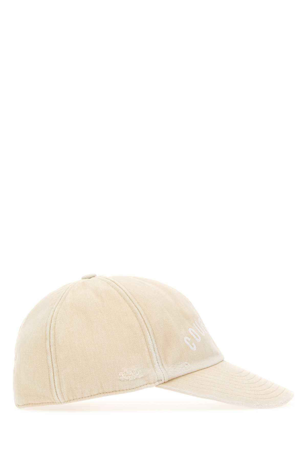 COURREGÈS Cotton Baseball Cap for Women - SS24