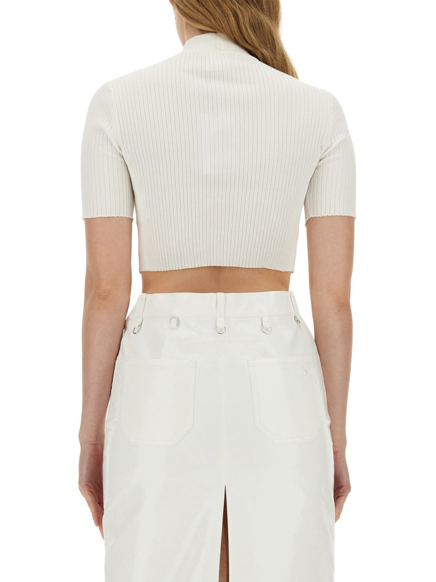 COURREGÈS Women's Crop Top - Size S