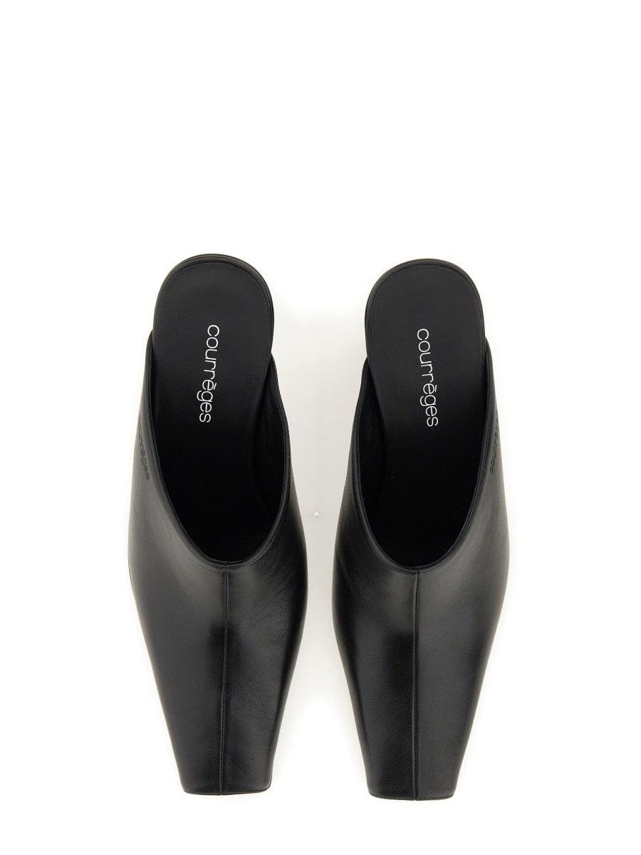 COURREGÈS Sleek Flat Pumps