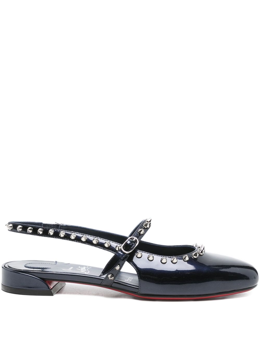 CHRISTIAN LOUBOUTIN Sweetie Jane Leather Ballet Flats